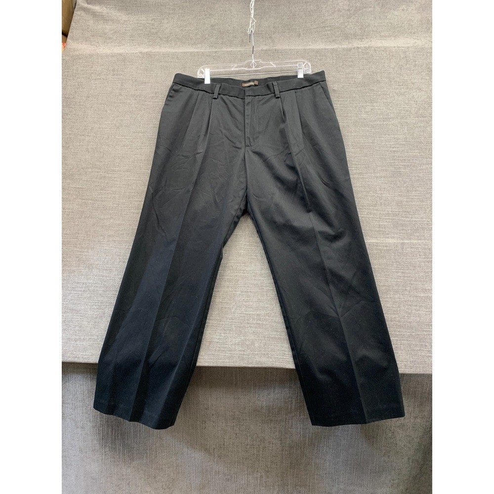 Lot Of 2 Dockers D3 Classic Fit Dress Pants Men 38x30 Black Blue Mid Rise Formal